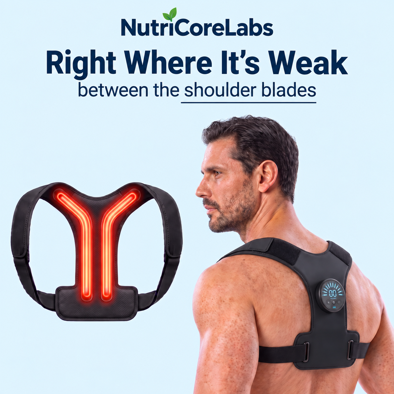 EMS Back & Shoulder Posture Trainer