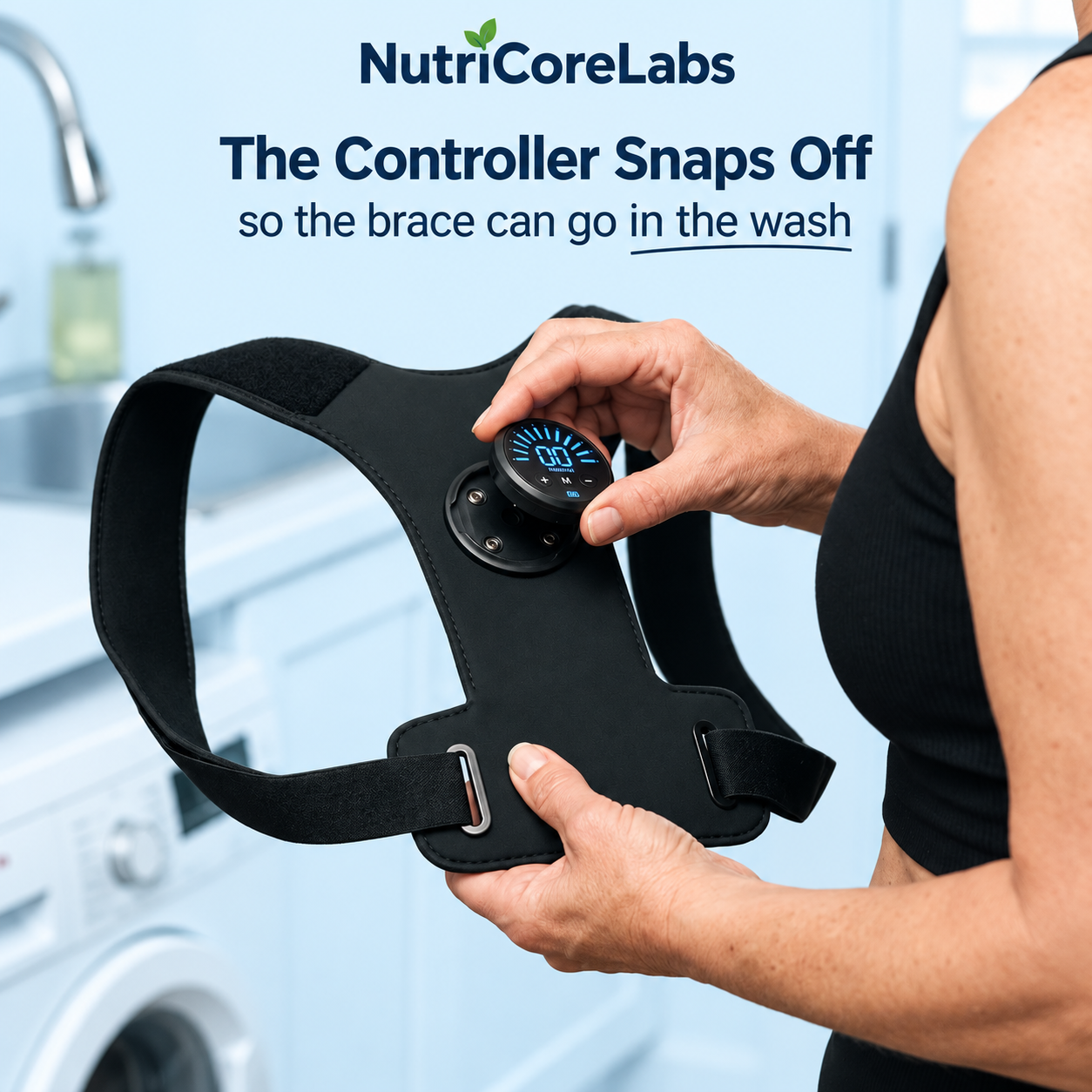 EMS Back & Shoulder Posture Trainer