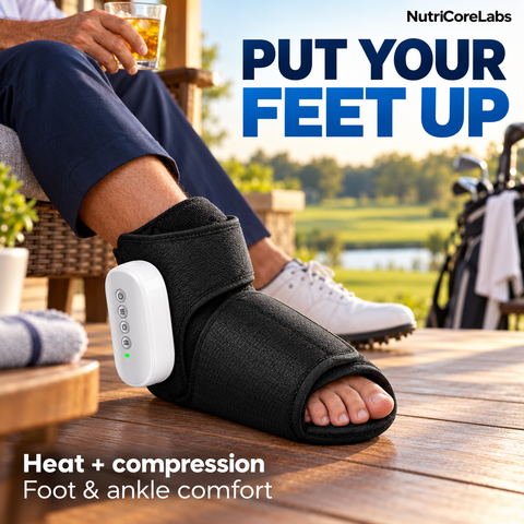 Foot & Ankle Heat Compression Massager